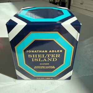 Jonathan Adler Blue and White Candle